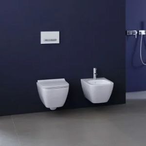 Smyle Square| Sanitari sospesi a cacciata, Rimfree, singoli elementi o set completo