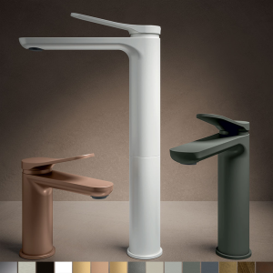 Tell | Collezione di miscelatori da bagno, varie tipologie e colori