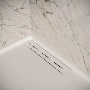 Fiora Nook 120x80 (Expo) | Piatto doccia in Solid surface bianco