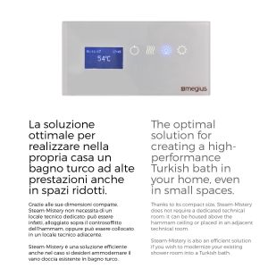 Steam Mistery da 2.8kW (fino a 5mc) generatore di vapore per bagno turco 