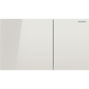 Sigma70 | Placca con 2 pulsanti per cassetta WC, colore Grigio Sabbia